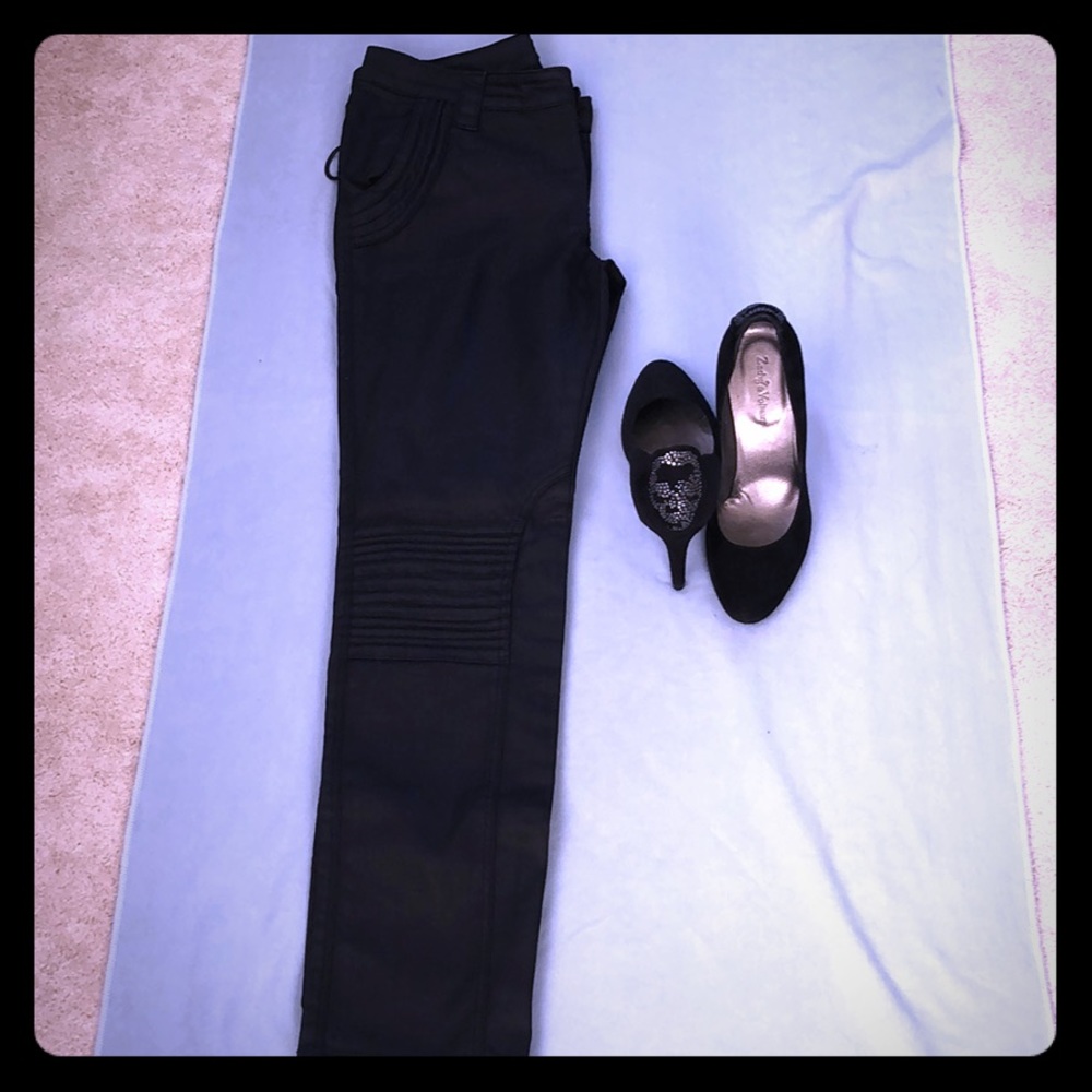 Zadig & Voltaire black jeans.